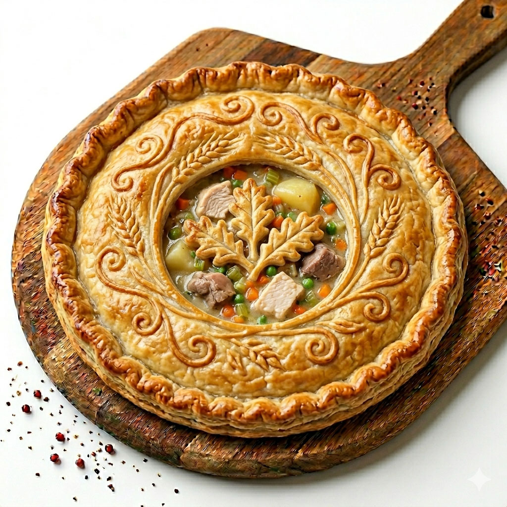 فطيرة دجاج